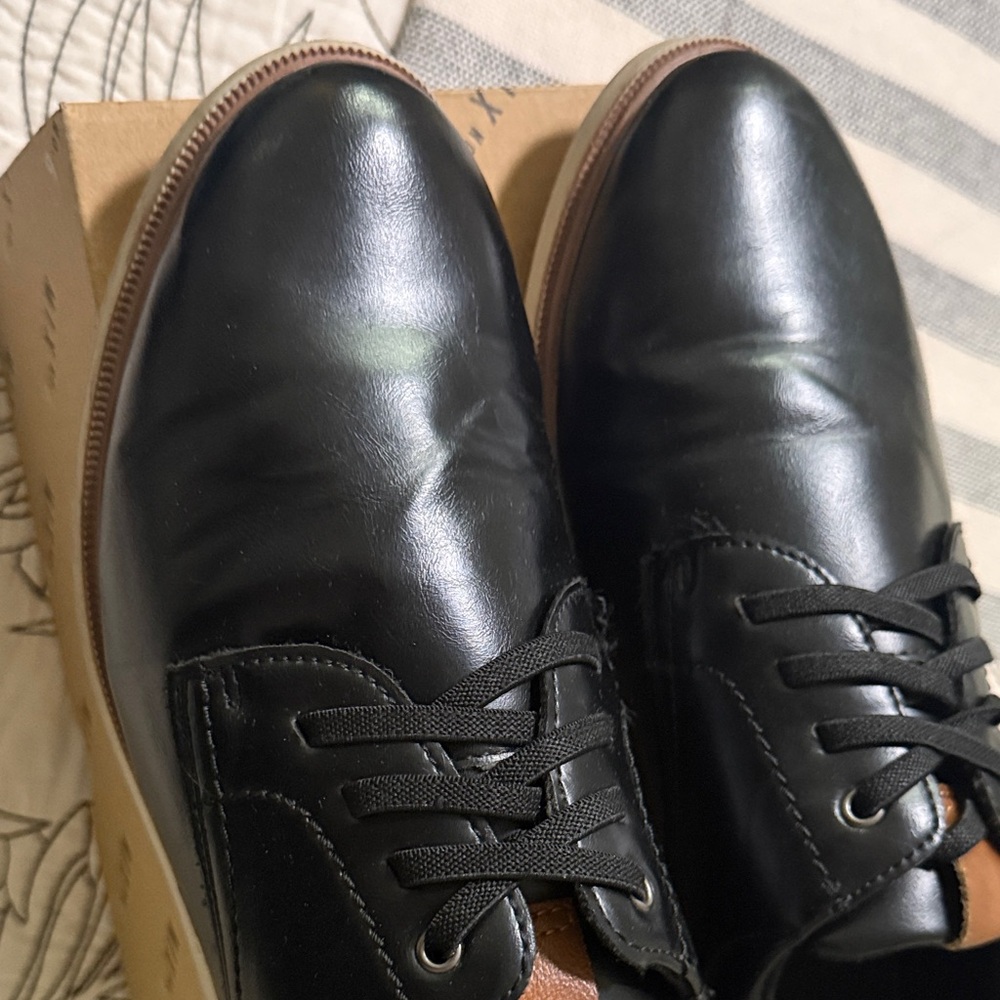Boy’s Mix No. 6 Black Oxford Dress Shoes -GUC size 7 - Picture 5 of 13